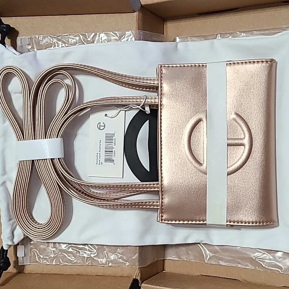 NWT - Small Copper Telfar Shopping Bag